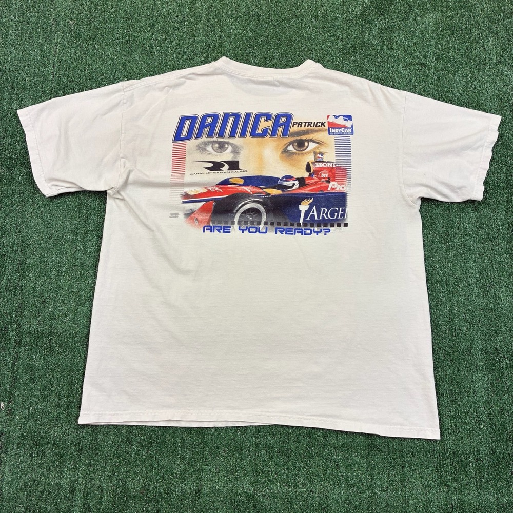 Y2K 2000's Danica Patrick IndyCar Series Racing Graphic T-shirt